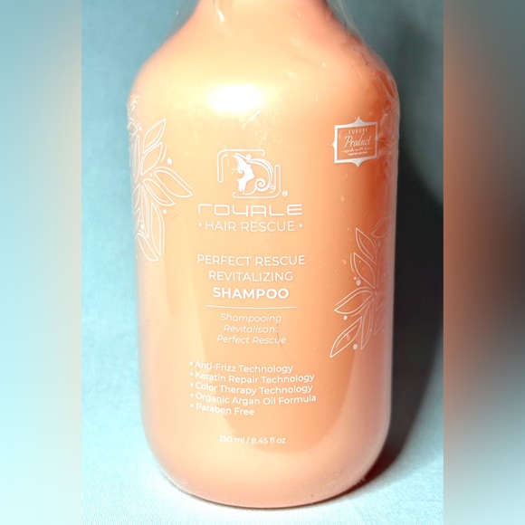 Royale Hair Rescue Perfect Rescue Keratin Argan Oil Shampoo Conditioner Set - Picture 5 of 7